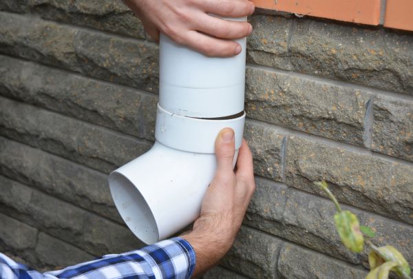 Drainage Downspout Repair in Winder