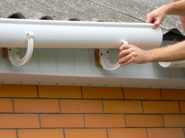 Half Round Gutter Installation in Winder