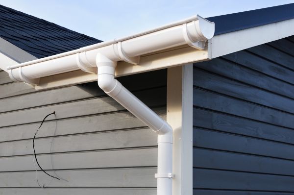 PVC Rain Gutter Installation in Winder