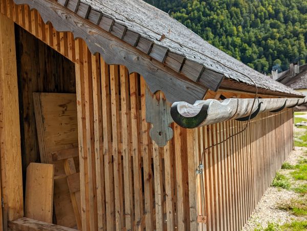 Wood Gutter Installation in Winder