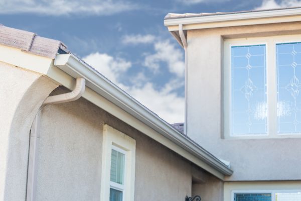 Continuous Gutter Installation in Winder