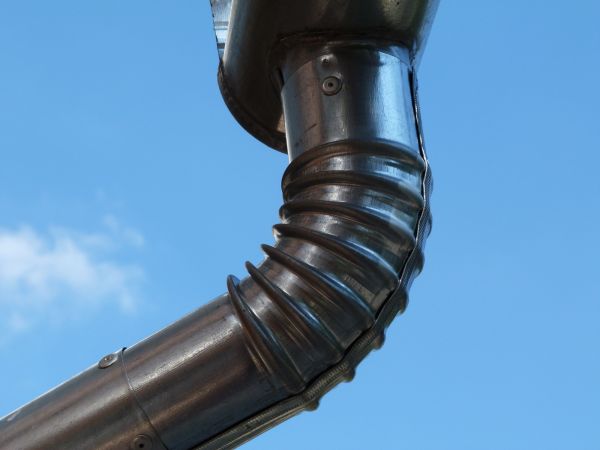 Metal Downspout Installation in Winder