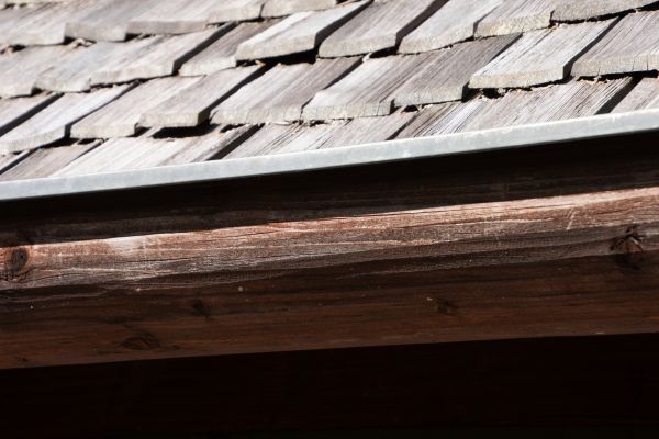 Wood Rain Gutter Installation in Winder