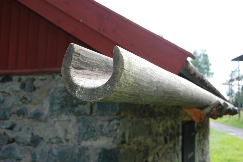 Wood Gutters Installation detail